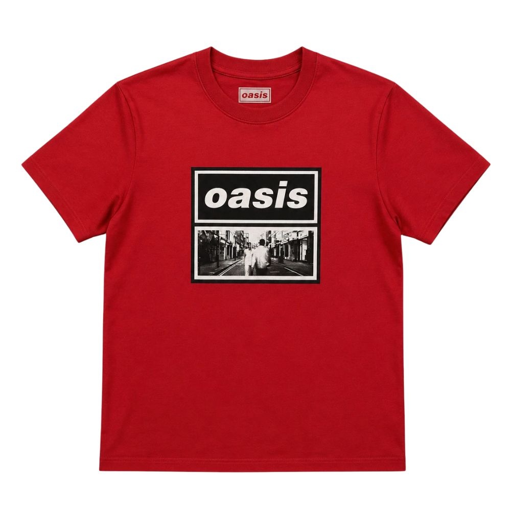 Oasis - What's The Story Clipped Damen TShirt - Rot